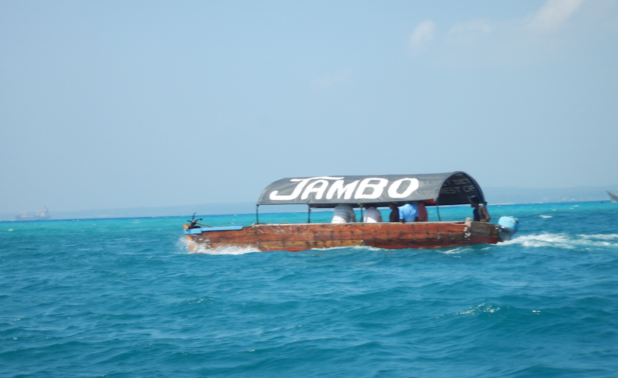 Tanzania Zanzibar Prison Island Jambo båd