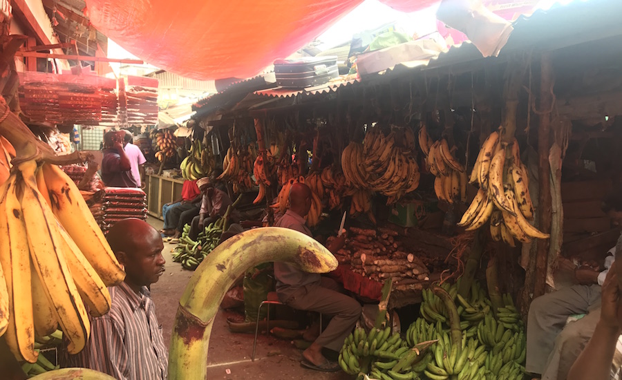 Tanzania Zanzibar rejser til zanzibar bananmarket