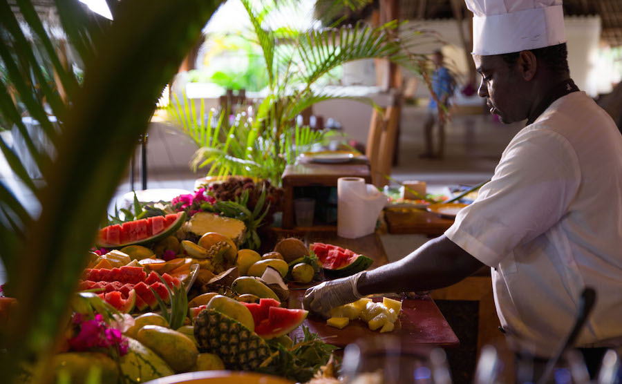 Zazibar rejse Zanzibar Hotel Fruit and Spice wellness chef