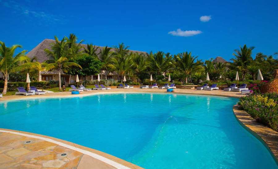 Zazibar rejse Zanzibar Hotel Fruit and Spice wellness pool