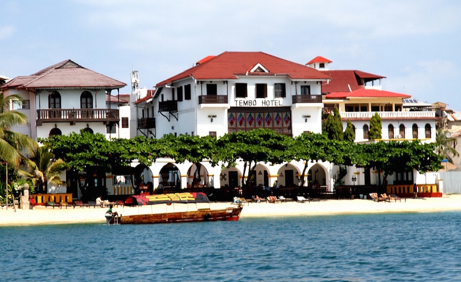 Zanzibar Tanzania rejser til zanzibar Hotel tembo FACADE