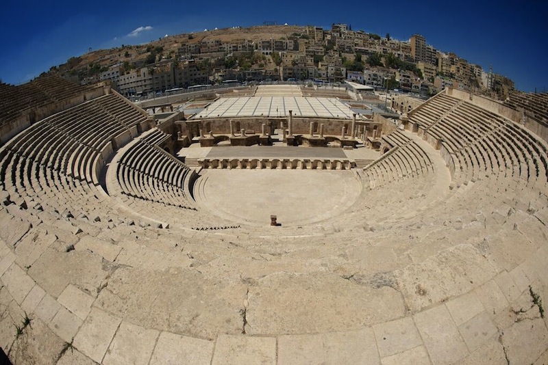 Roman amphie theatre Amman