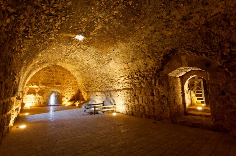 Ajloun Castle hall