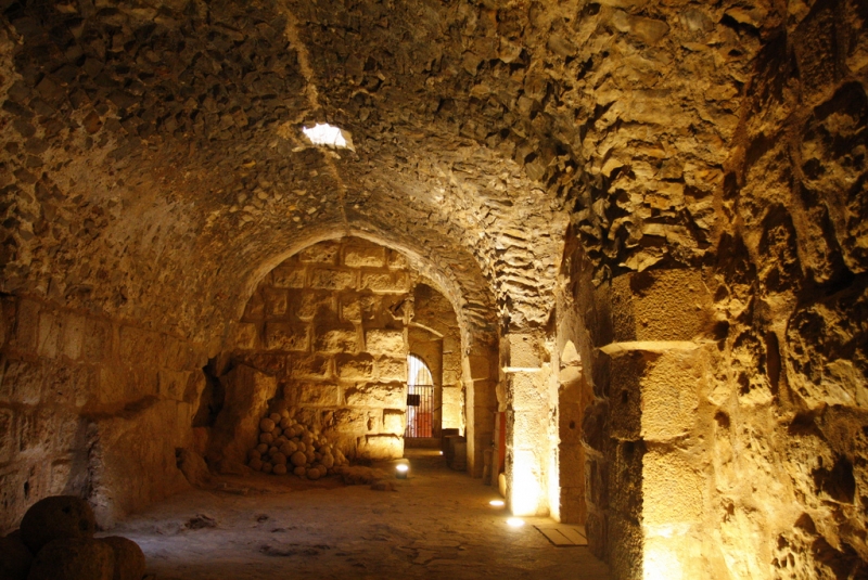 Ajloun Castle inside