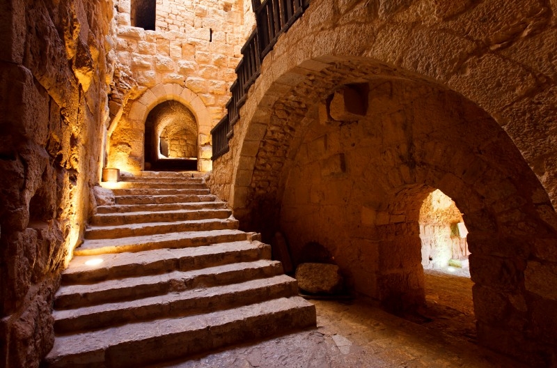 Ajloun Castle stairs