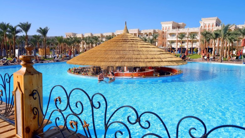 Albatros Palace pool Hurghada egypten rejser med younes rejser