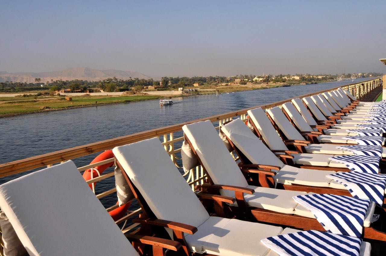Egypten rundrejse Nilecruise Royal Viking sundeck