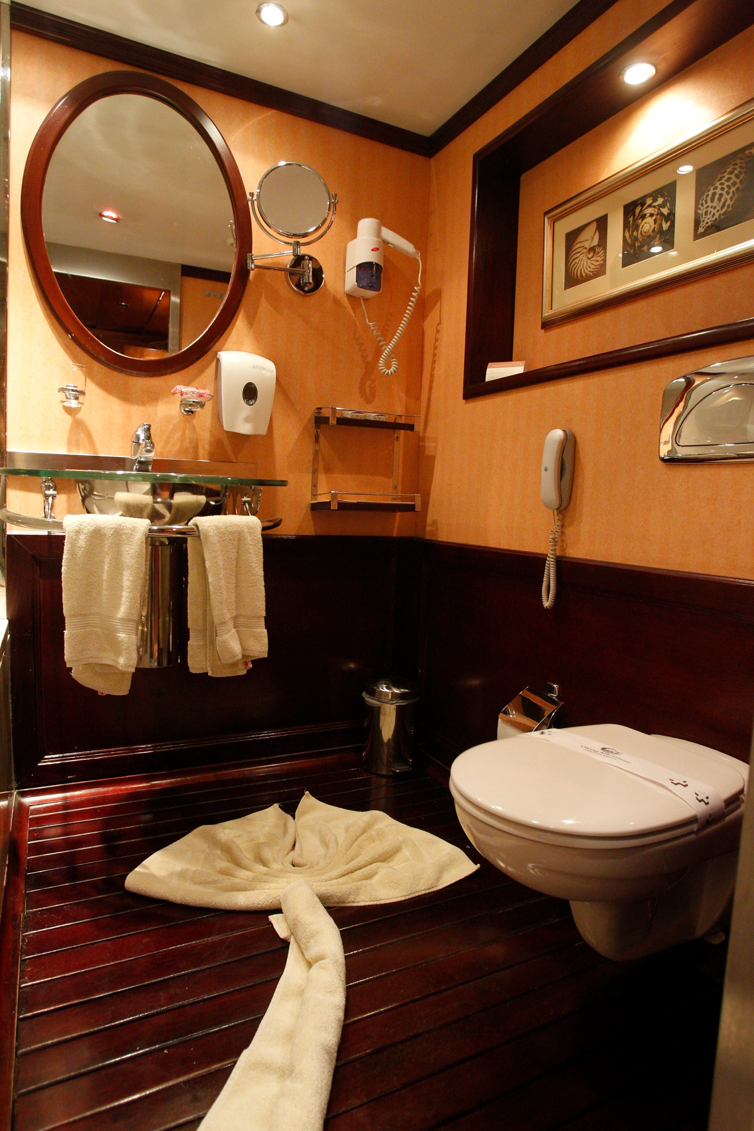 Egypten rundrejse Nilecruise Royal Viking bathroom