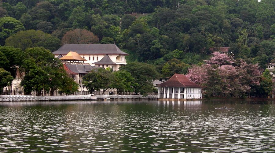 Kandy Lake view Sri Lanka Asia