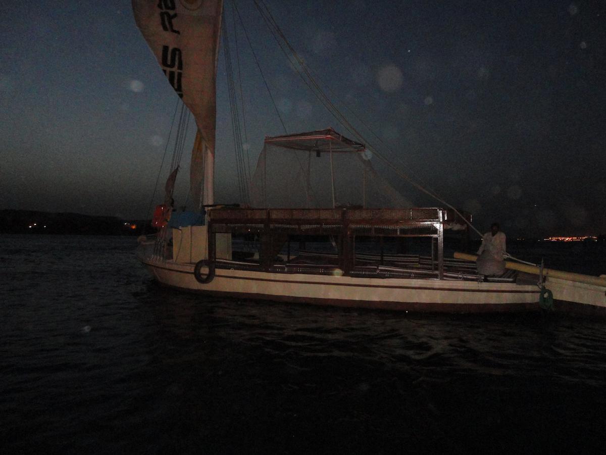 Younes Rejser Oriental Dream felucca Aswan sailing night view