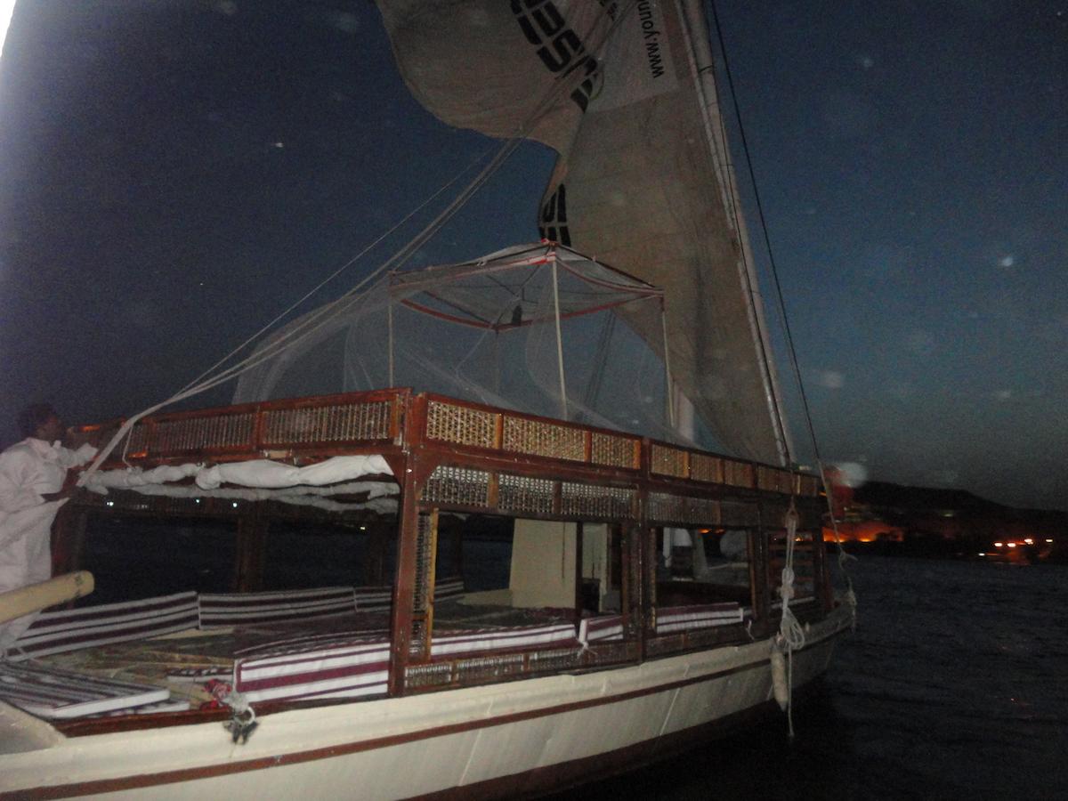 Younes Rejser Oriental Dream felucca Aswan night time